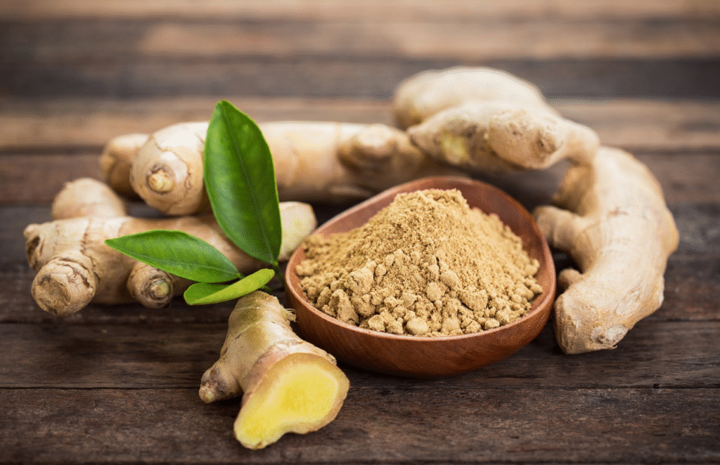 Turmeric, Ginger & Ashwagandha herbs for immunity